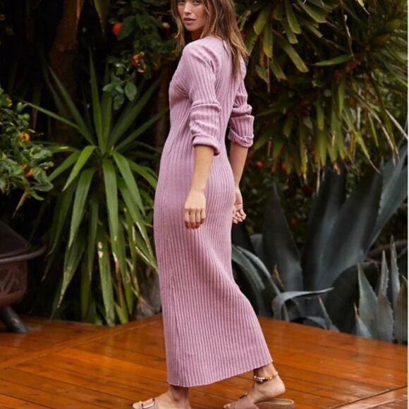 NEW FREE PEOPLE BEACH WALK ABOUT MAXI DRESS - Picture 2 of 3